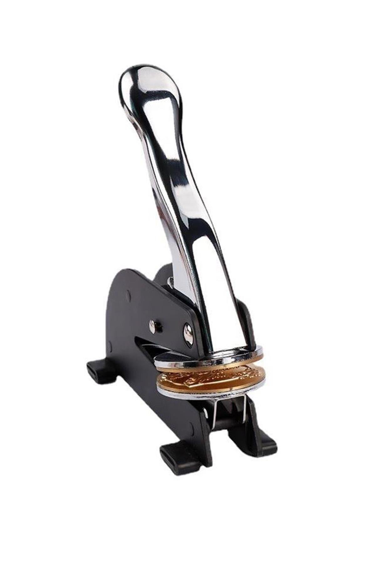 Soğuk Mühür Kabartma Damga Portatif Masa Tipi Baskı Makinesi 52mm