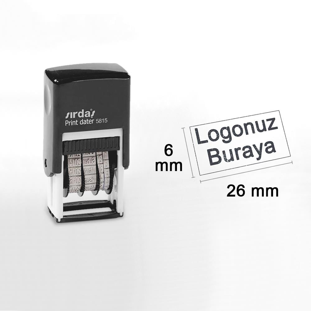 Tarih kaşesi 26x6 mm