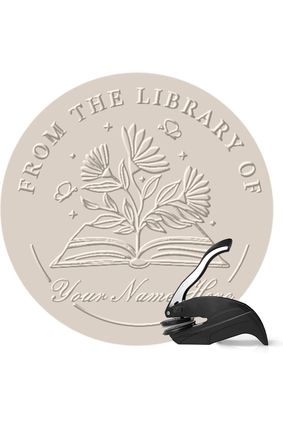 TRODAT Soğuk Mühür Kabartma Damga Portatif El Tipi Baskı Makinesi 