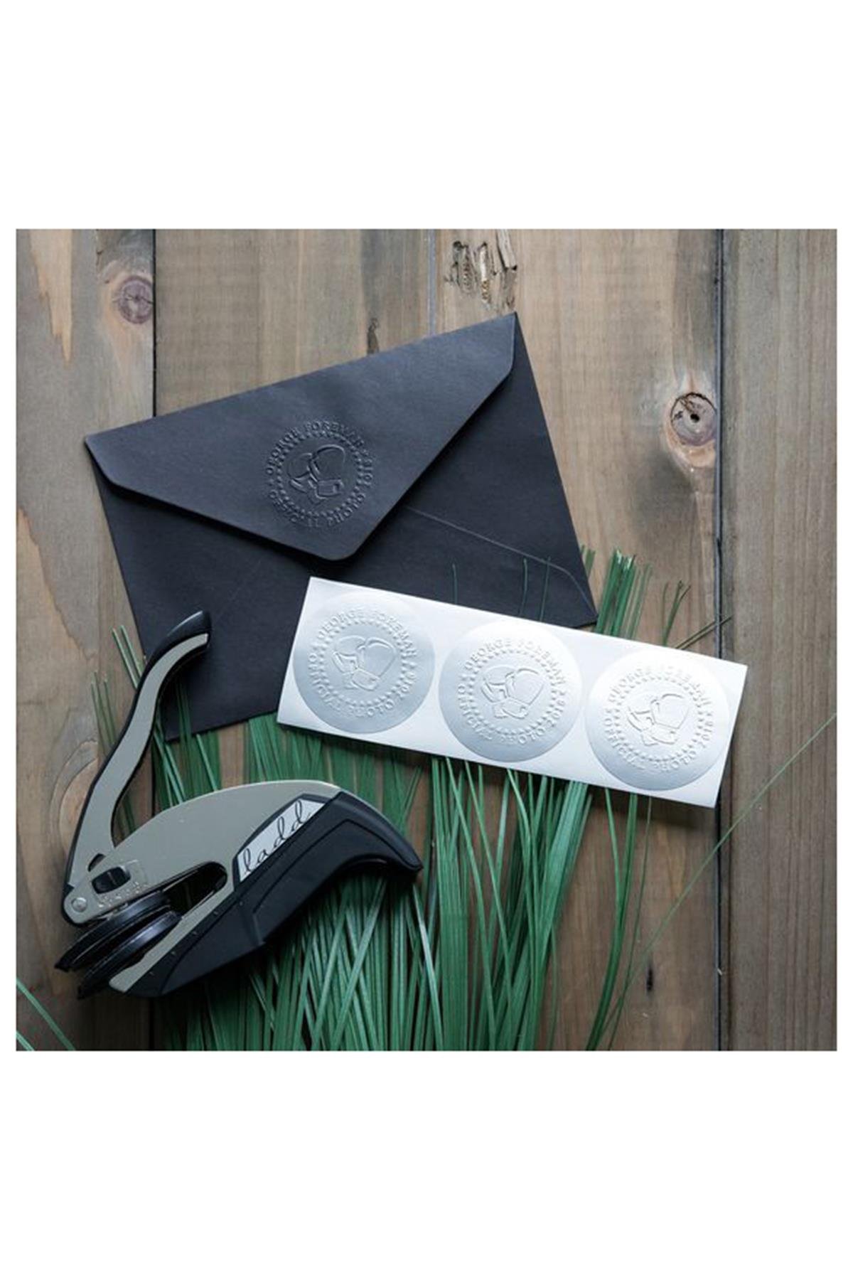 TRODAT Soğuk Mühür Kabartma Damga Portatif El Tipi Baskı Makinesi 