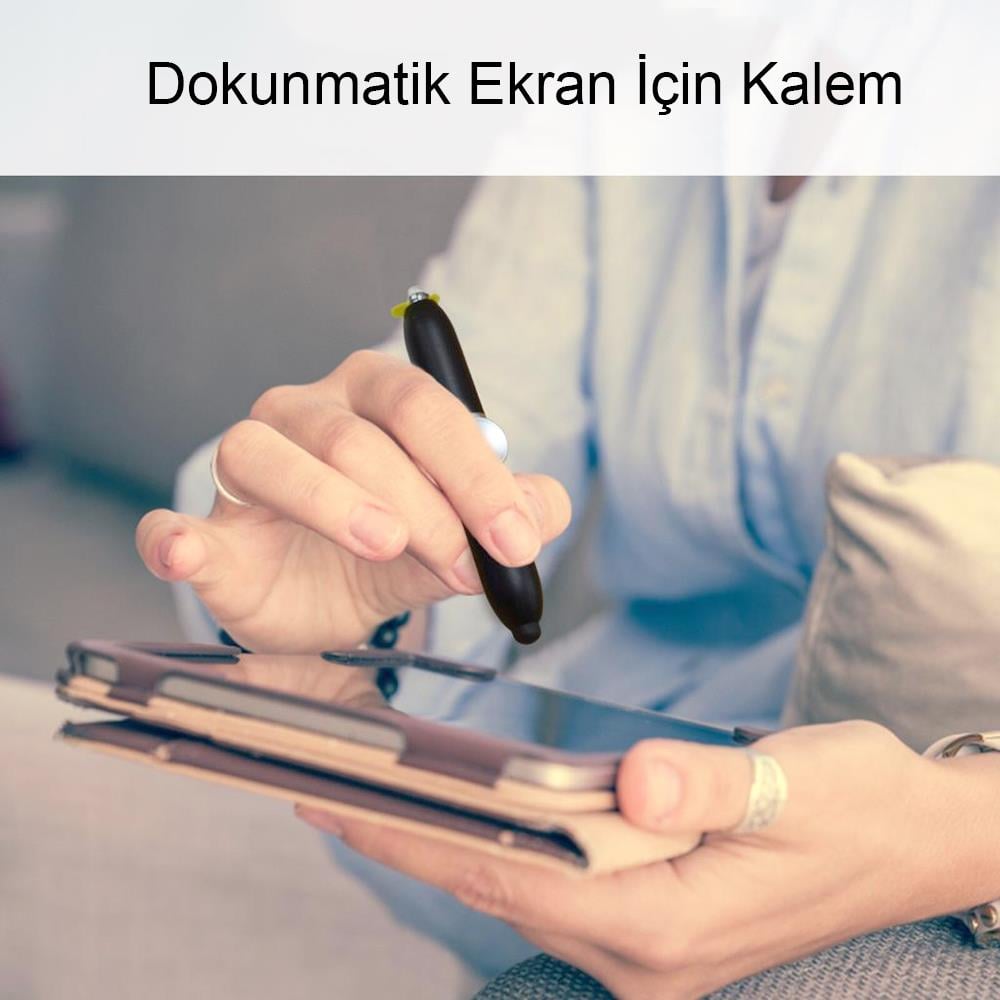 Tükenmez Kalem Stres Çarkı LED Işıklı