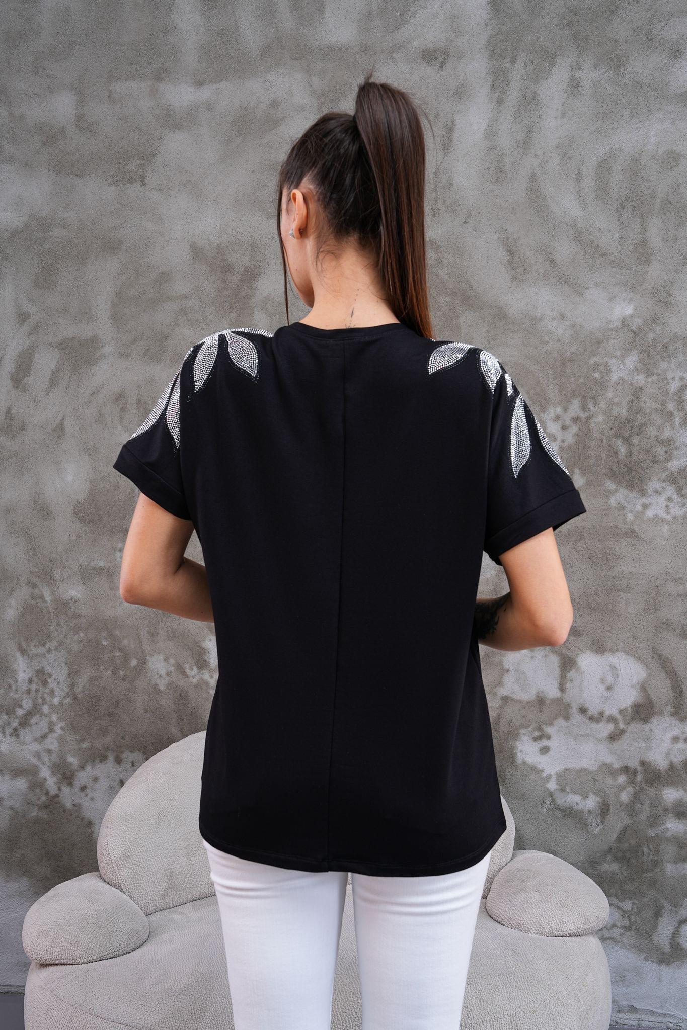 Sarmaşık desenli bluz - 453