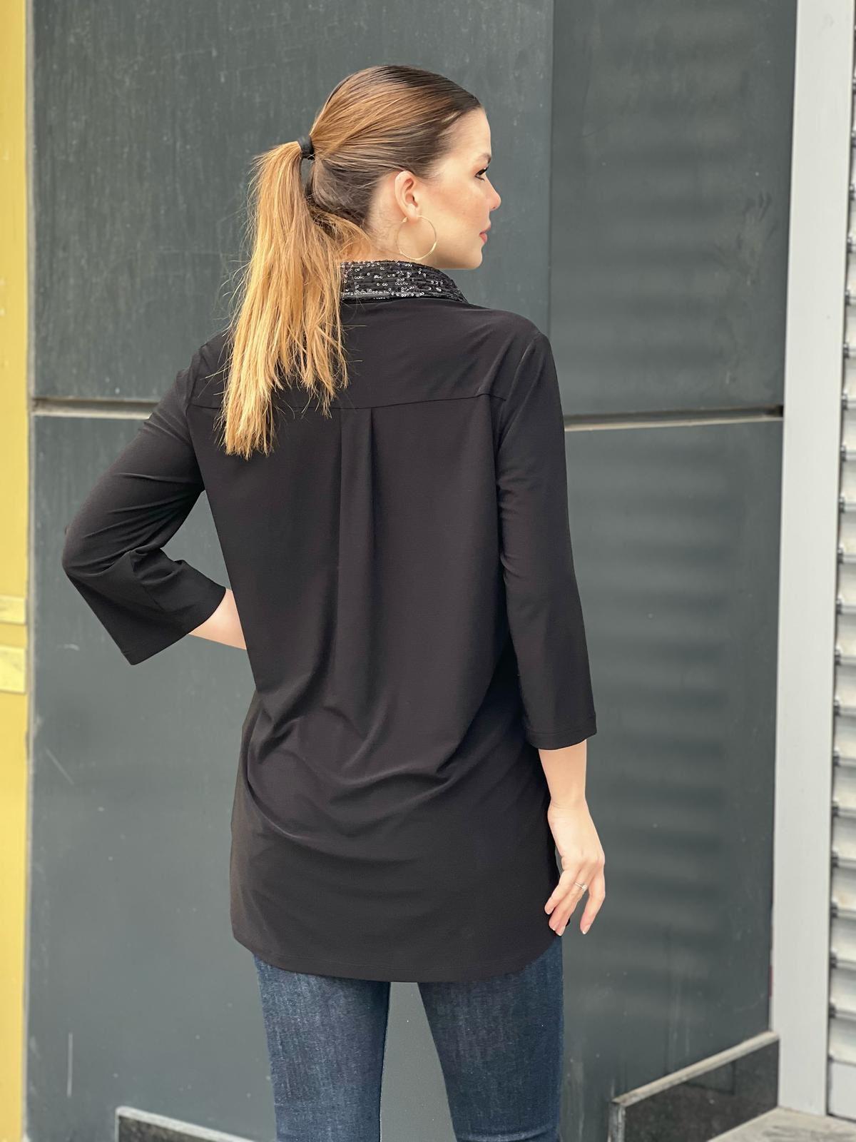 Zara pullu patlı bluz - 7640