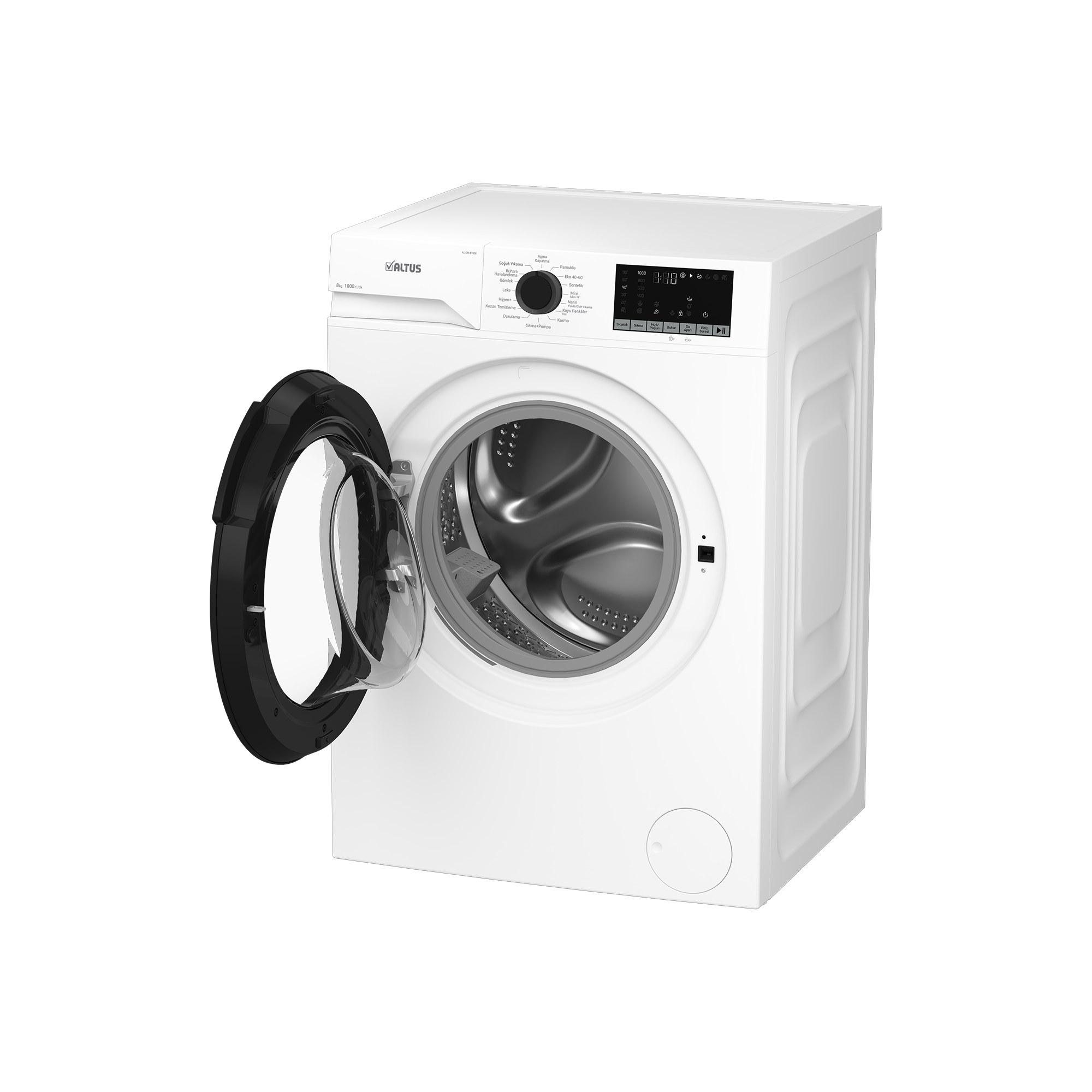 AL CM 81050 Altus 8 Kg Inverter Motor Beyaz Çamaşır Makinesi