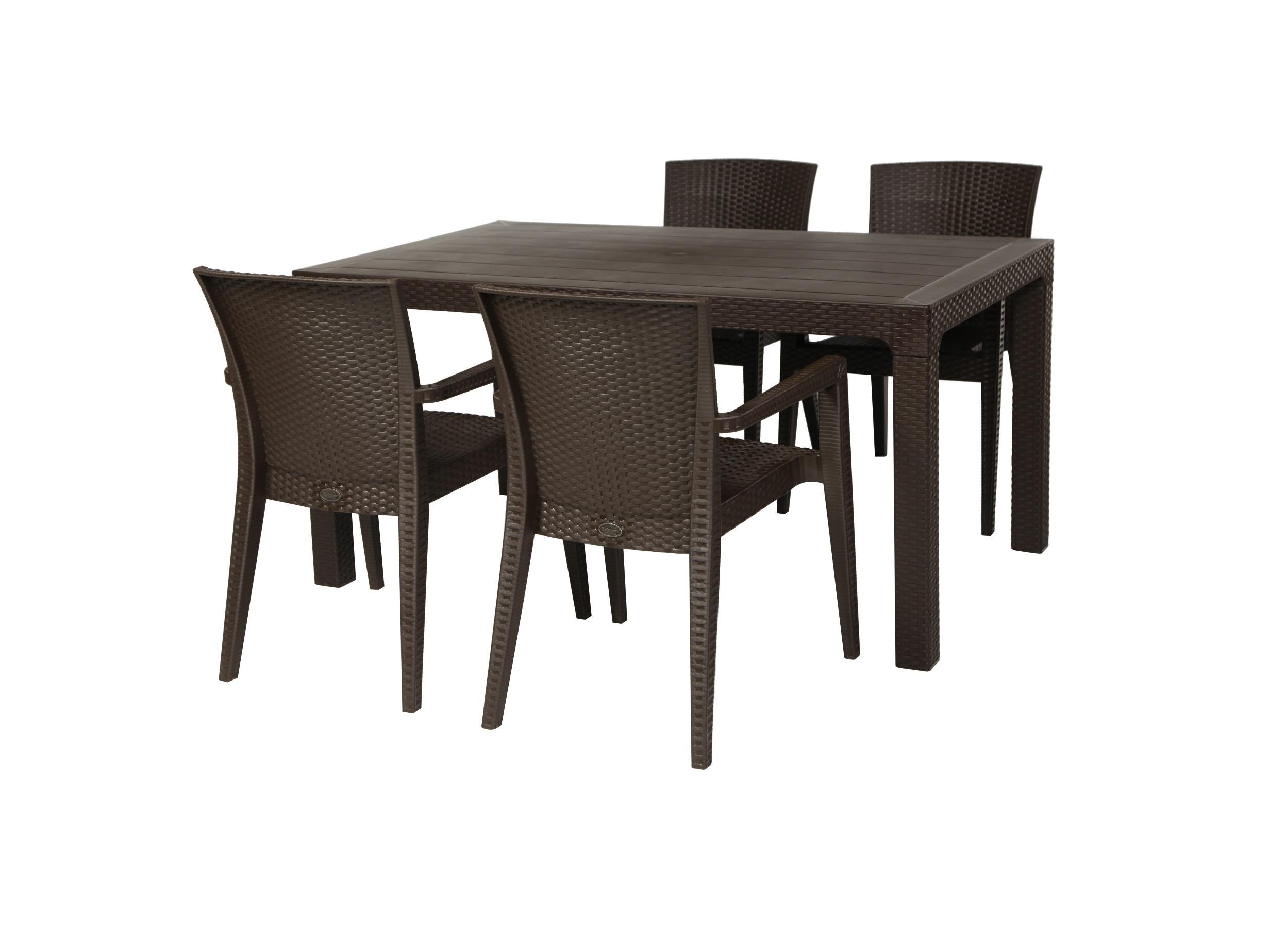 Arizona Starlux Camsız Kahve Masa, 80x140