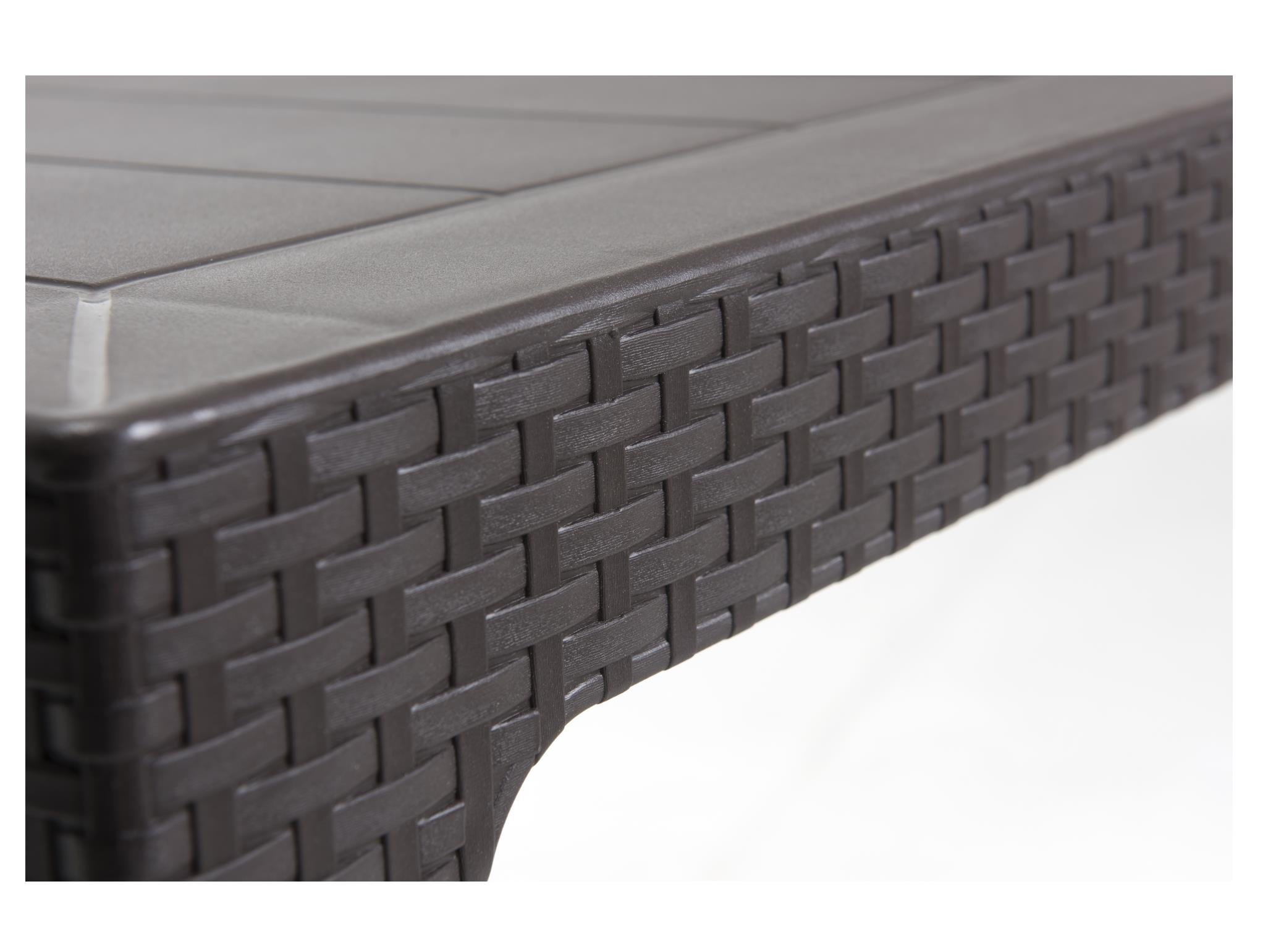 Arizona Starlux Camsız Kahve Masa, 80x80