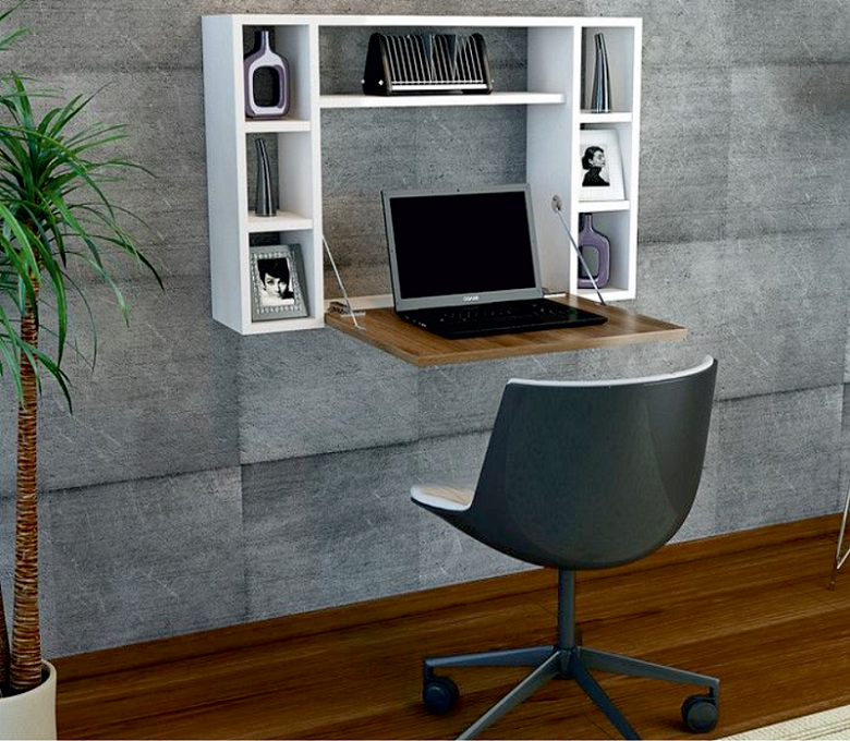 CLS106 Duvara Monte Çalışma Masası 60x110 H:60