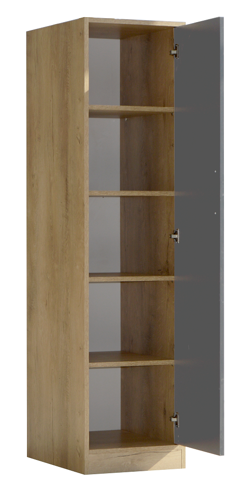 ELB101-1 Elbise Dolabı Tek Kapak 58x45x180