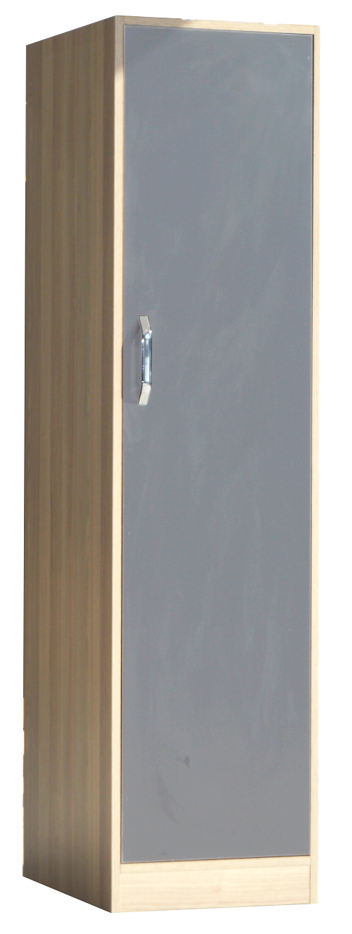 ELB101-1 Elbise Dolabı Tek Kapak 58x45x180