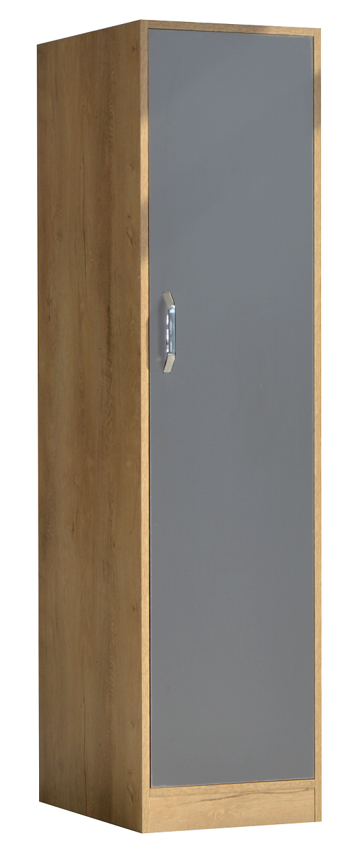 ELB101-1 Elbise Dolabı Tek Kapak 58x45x180