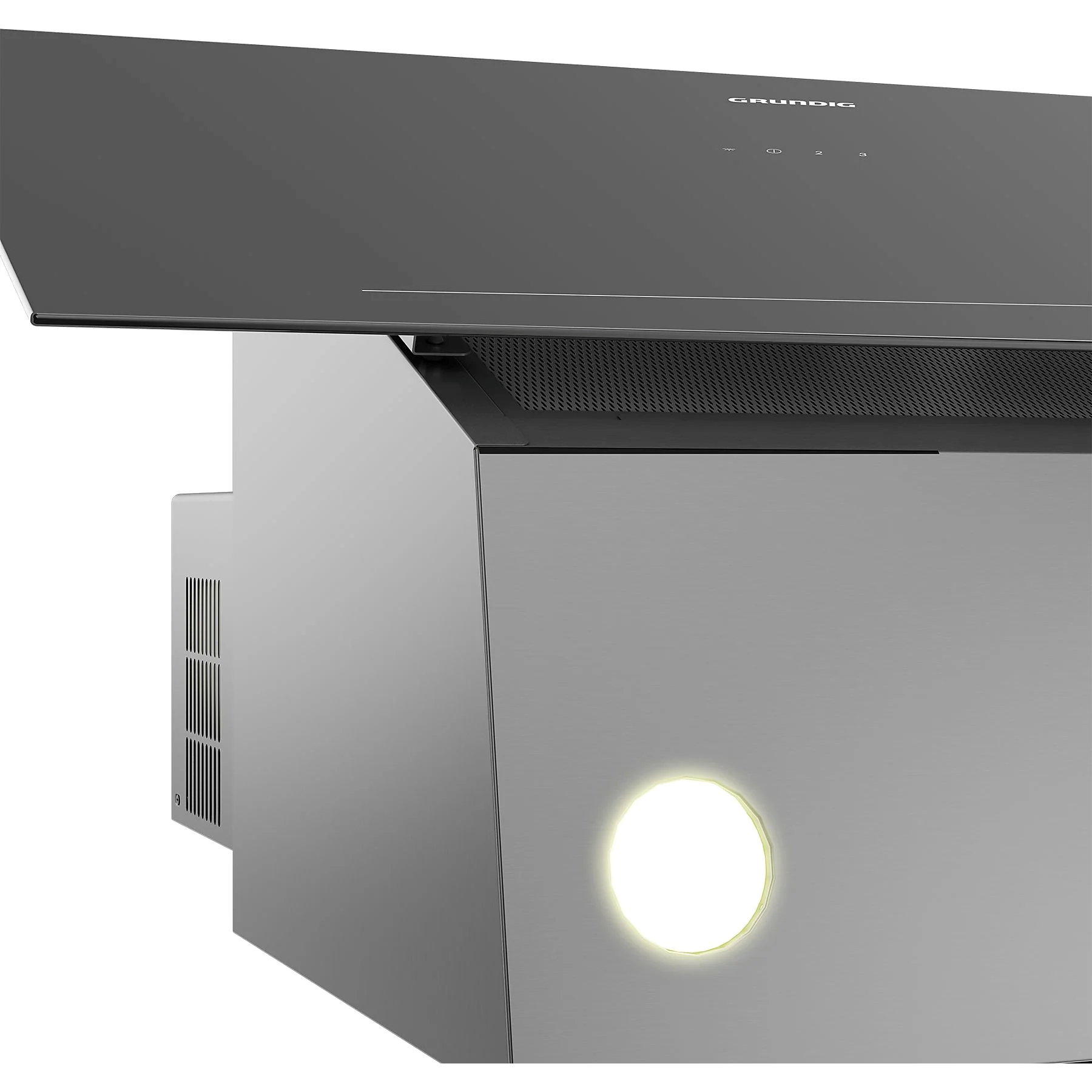 GDSP 2452 ZG Grundig Zara Grey Y Tipi Cam Davlumbaz