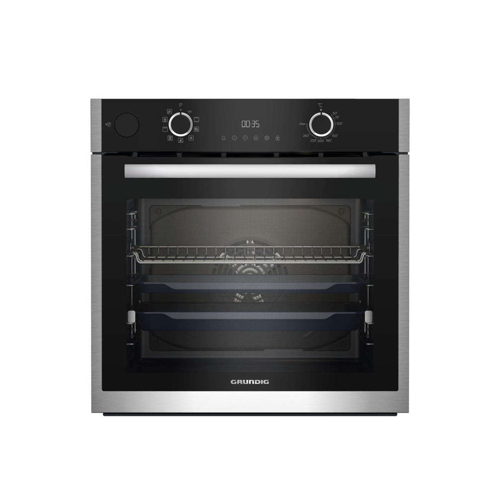 GEBD 12302B Grundig Ankastre Siyah Cam Fırın