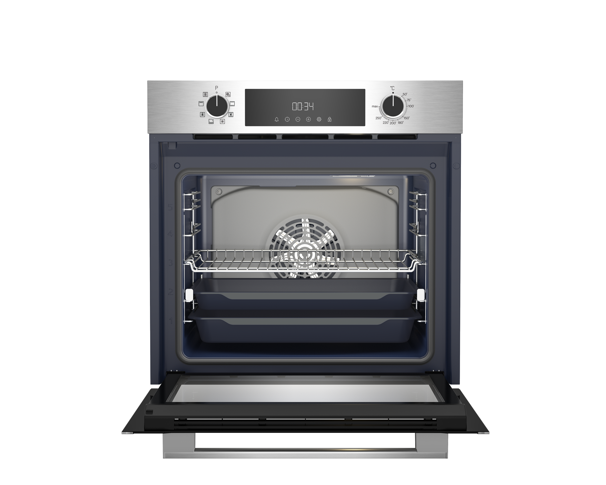 GEBM 11300 XC Grundig Ankastre Inox HotAero Pro Fırın