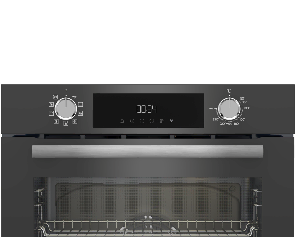 GEBM 12302ZG Grundig Ankastre Zara Grey Cam Fırın