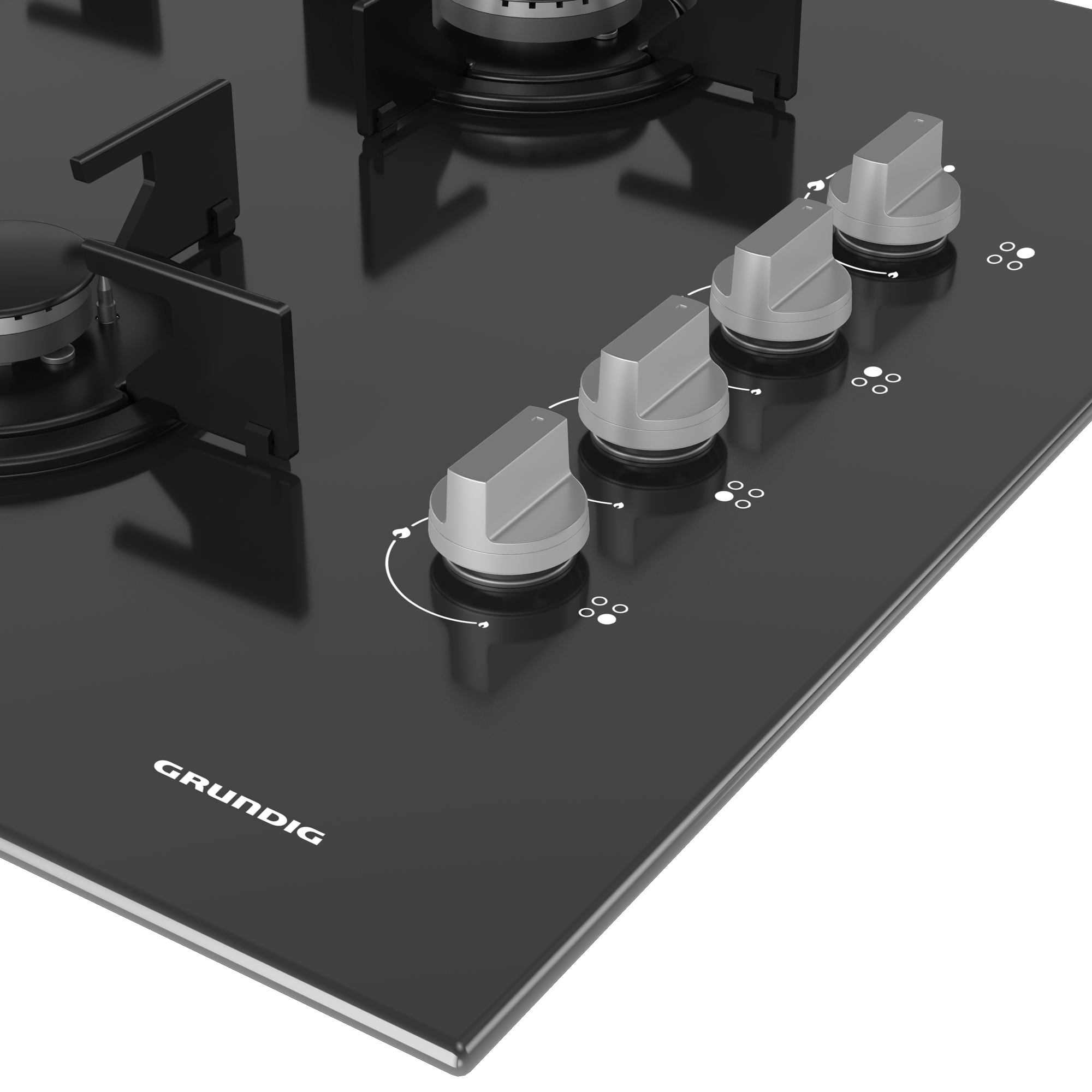 GIGL 622410 GR Grundig Ankastre 65cm Zara Grey Cam Ocak