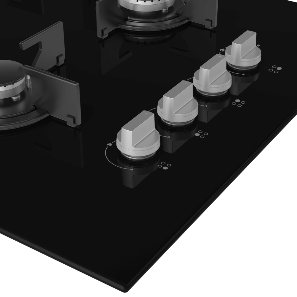 GIGL 622410 Grundig Ankastre 65cm Siyah Cam Ocak