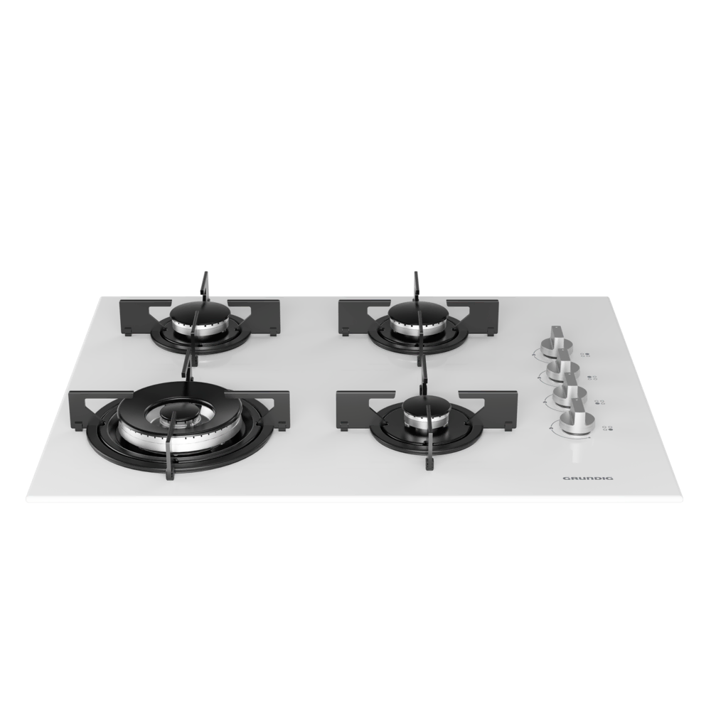 GIGL 622410 W Grundig Ankastre 65cm Beyaz Cam Ocak