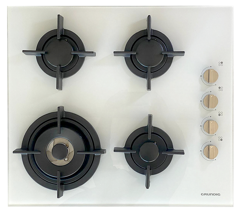 GIGL 6541313 B Grundig Ankastre Beyaz Cam Ocak