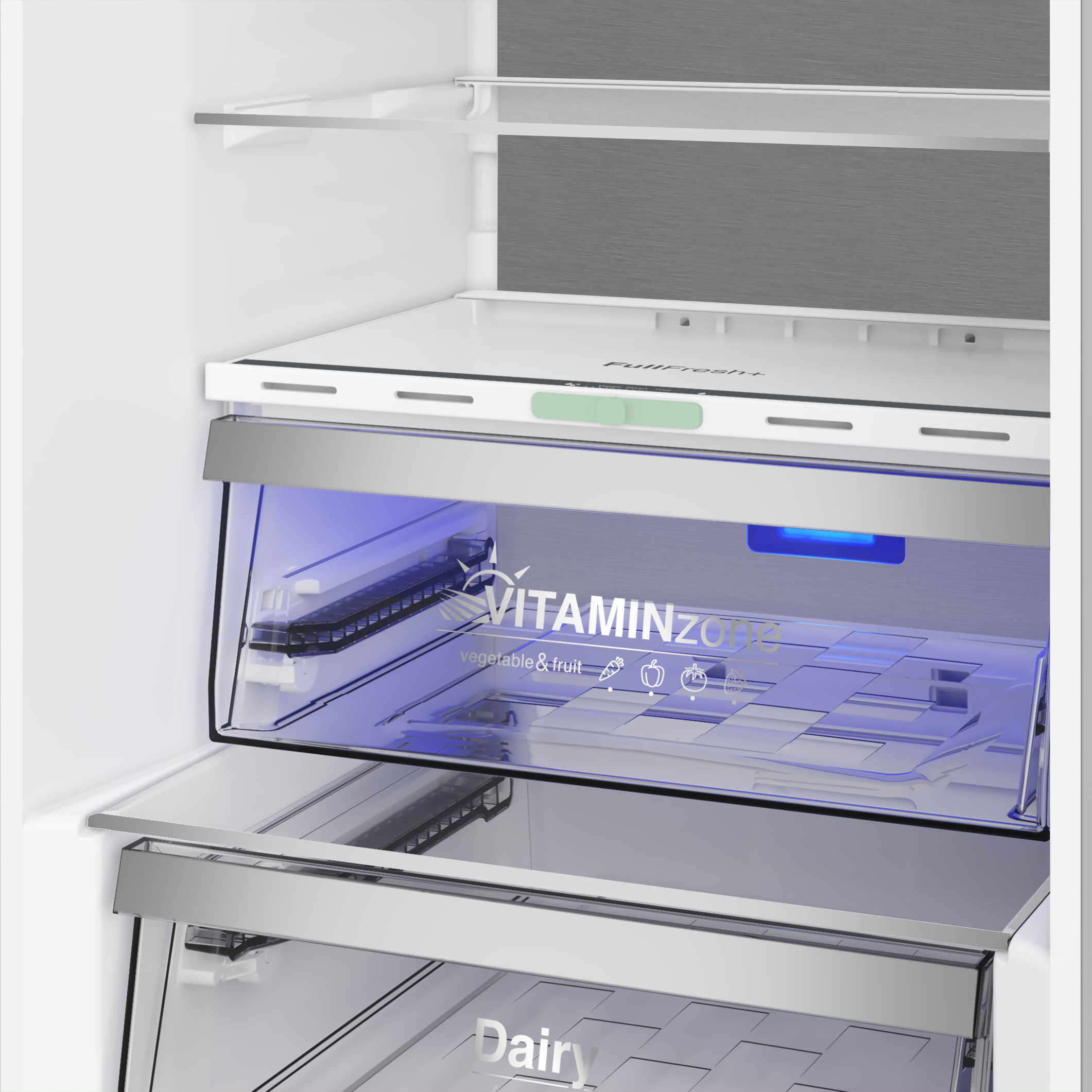 GKPN 66840 LXPW Grundig No Frost Net 316Lt. Inox HomeWhiz (WiFi) Buzdolabı