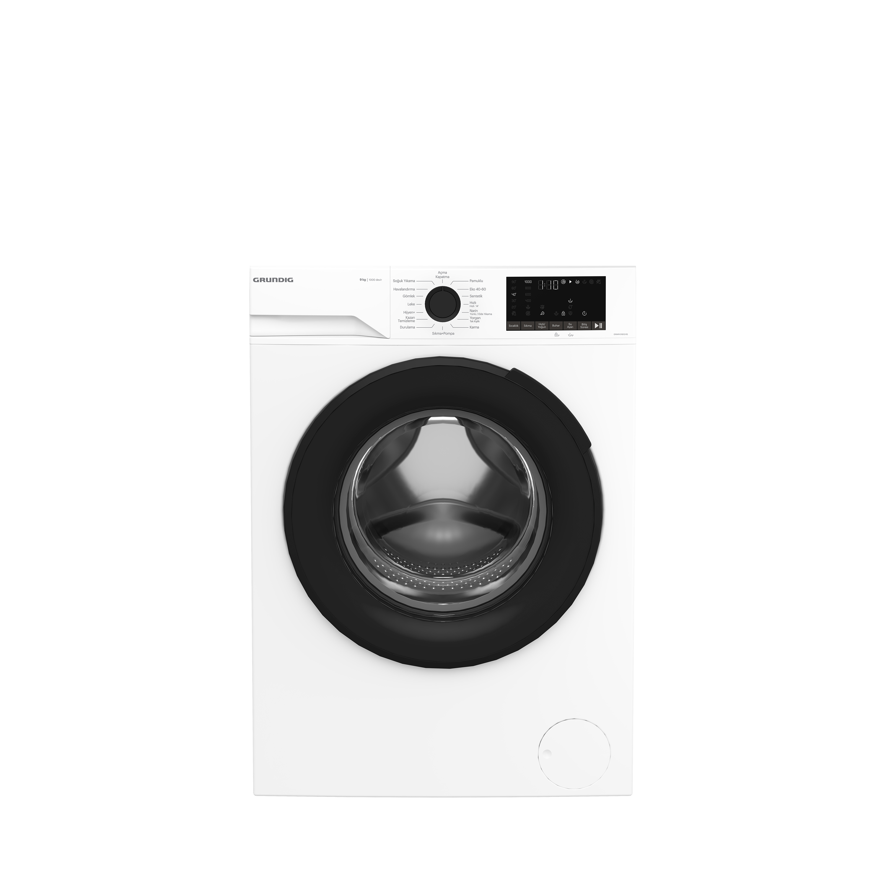 GNWM 91613 RS Grundig 9 Kg Inverter Motor Çamaşır Makinesi