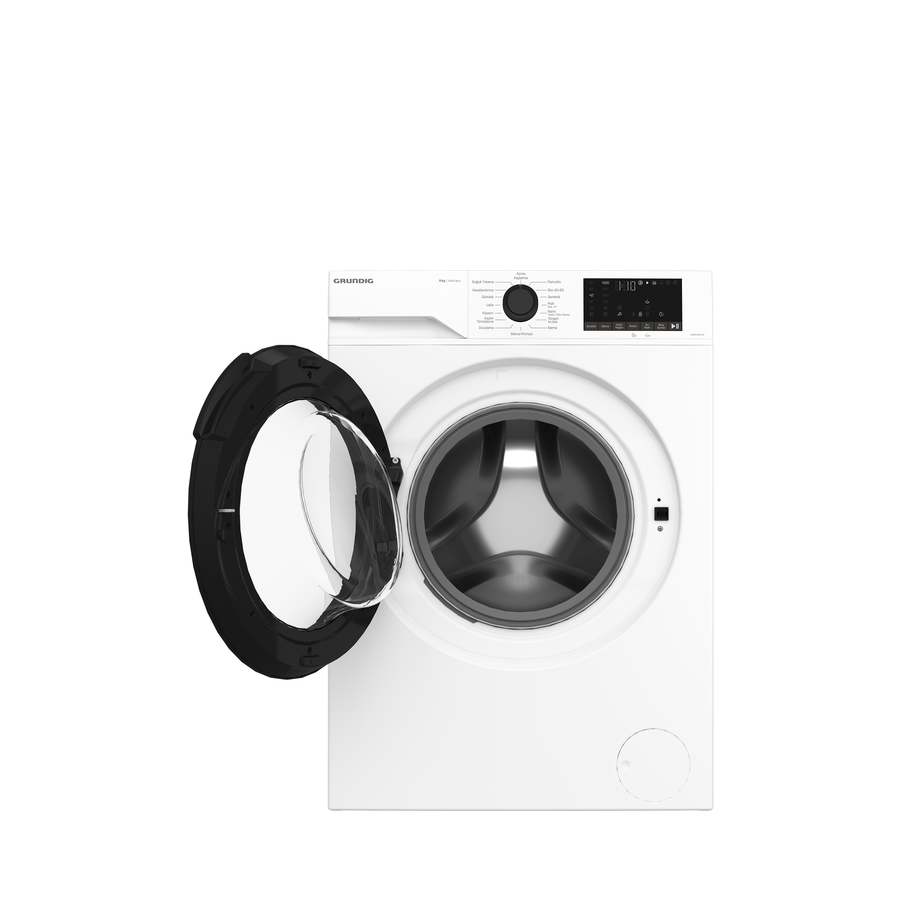 GNWM 91613 RS Grundig 9 Kg Inverter Motor Çamaşır Makinesi