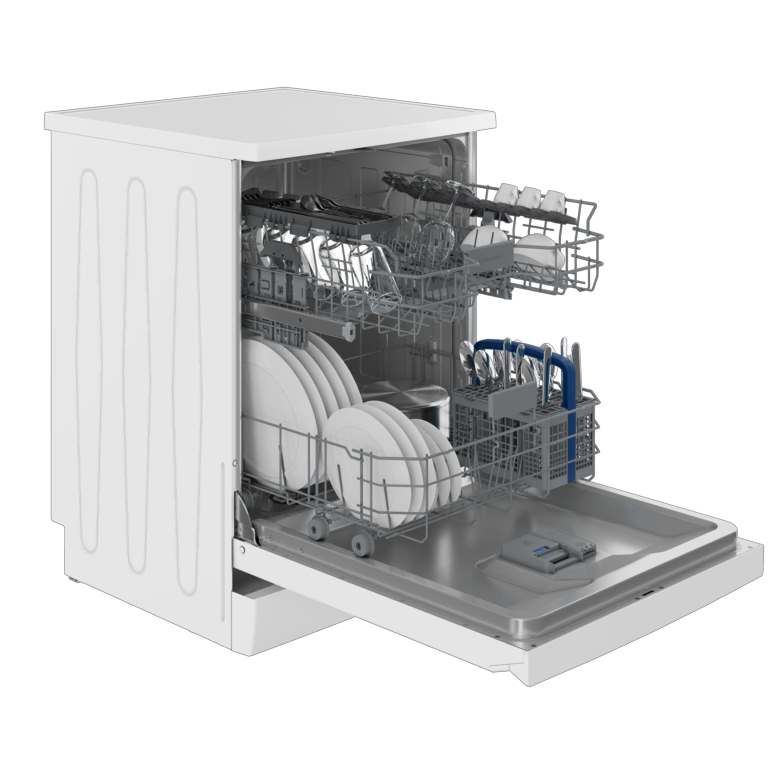 GPDF 6732 Grundig 6 Program Beyaz Bulaşık Makinesi