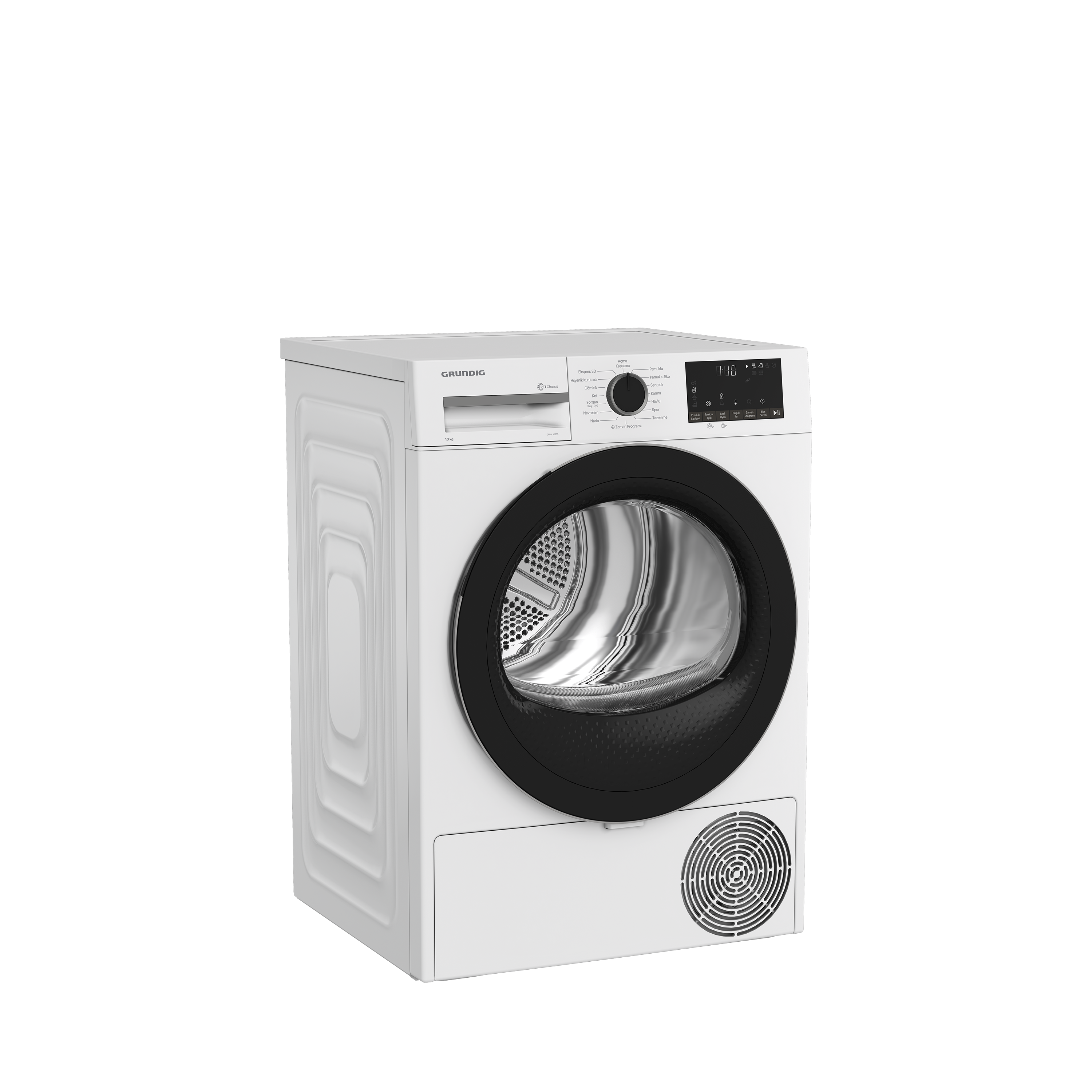 GPDH 10855 Grundig 10 Kg Isı Pompalı Beyaz Kurutma Makinesi