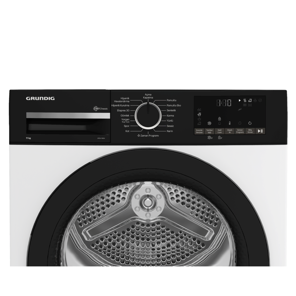 GPDH 11854 Grundig 11 Kg Isı Pompalı Beyaz Kurutma Makinesi