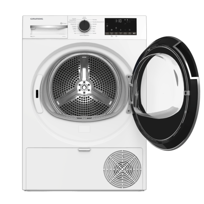 GPDH 8634 Grundig 8 Kg Isı Pompalı Beyaz Kurutma Makinesi