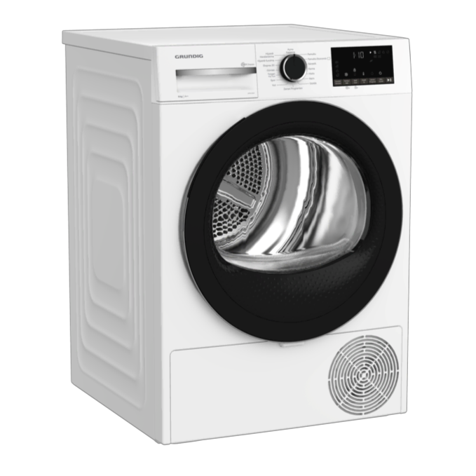 GPDH 9634 Grundig 9 Kg Isı Pompalı Beyaz Kurutma Makinesi