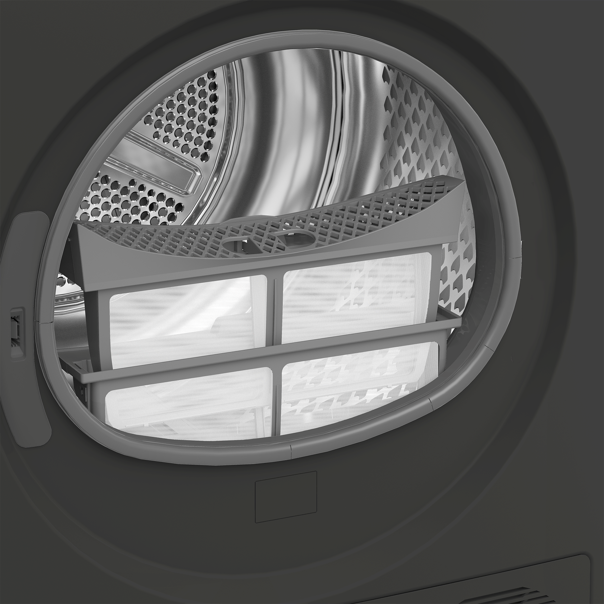 GPDH 9645 Grundig 9 Kg Isı Pompalı Manhattan Gray Kurutma Makinesi