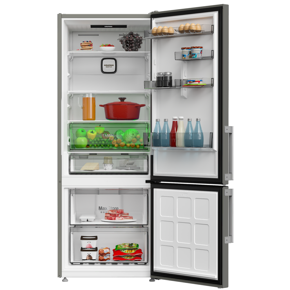 GPKND 477 MG Grundig Duo No Frost Net 477Lt. Manhattan Gray Buzdolabı