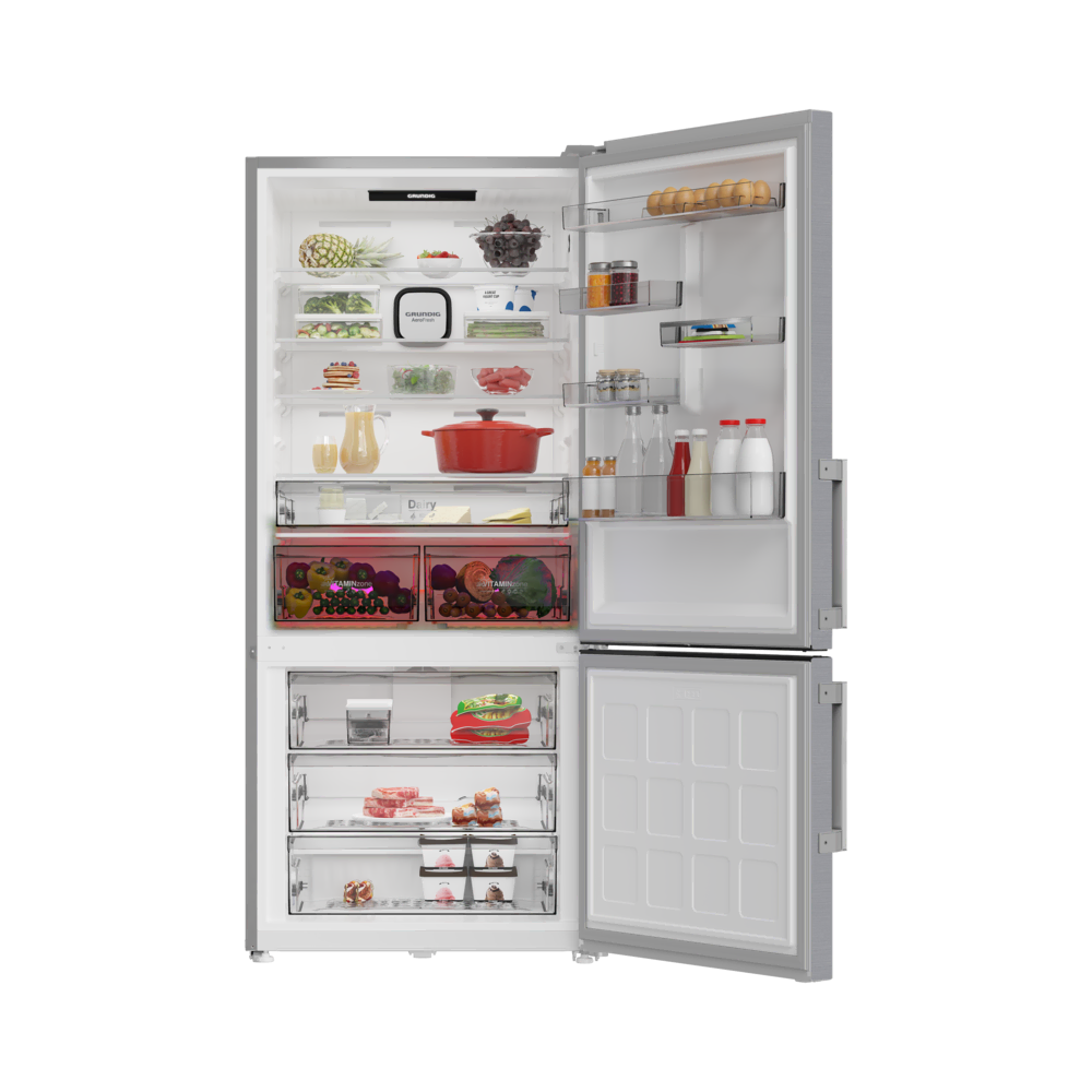 GPKND 615 I Grundig AeroFresh Duo No Frost Net 615Lt. Inox Buzdolabı