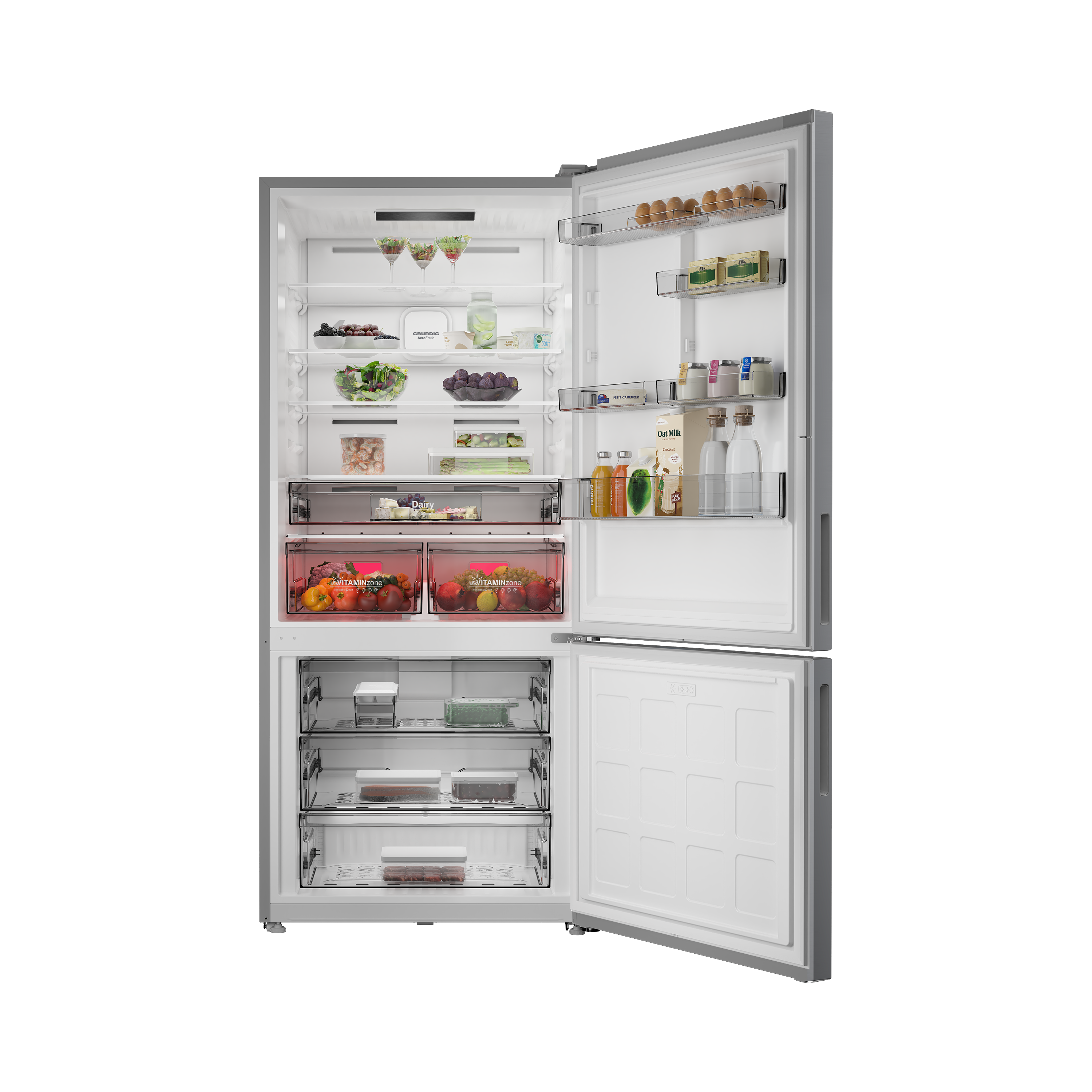 GPKND 616 I Grundig AeroFresh Duo No Frost Net 615Lt. Inox Buzdolabı