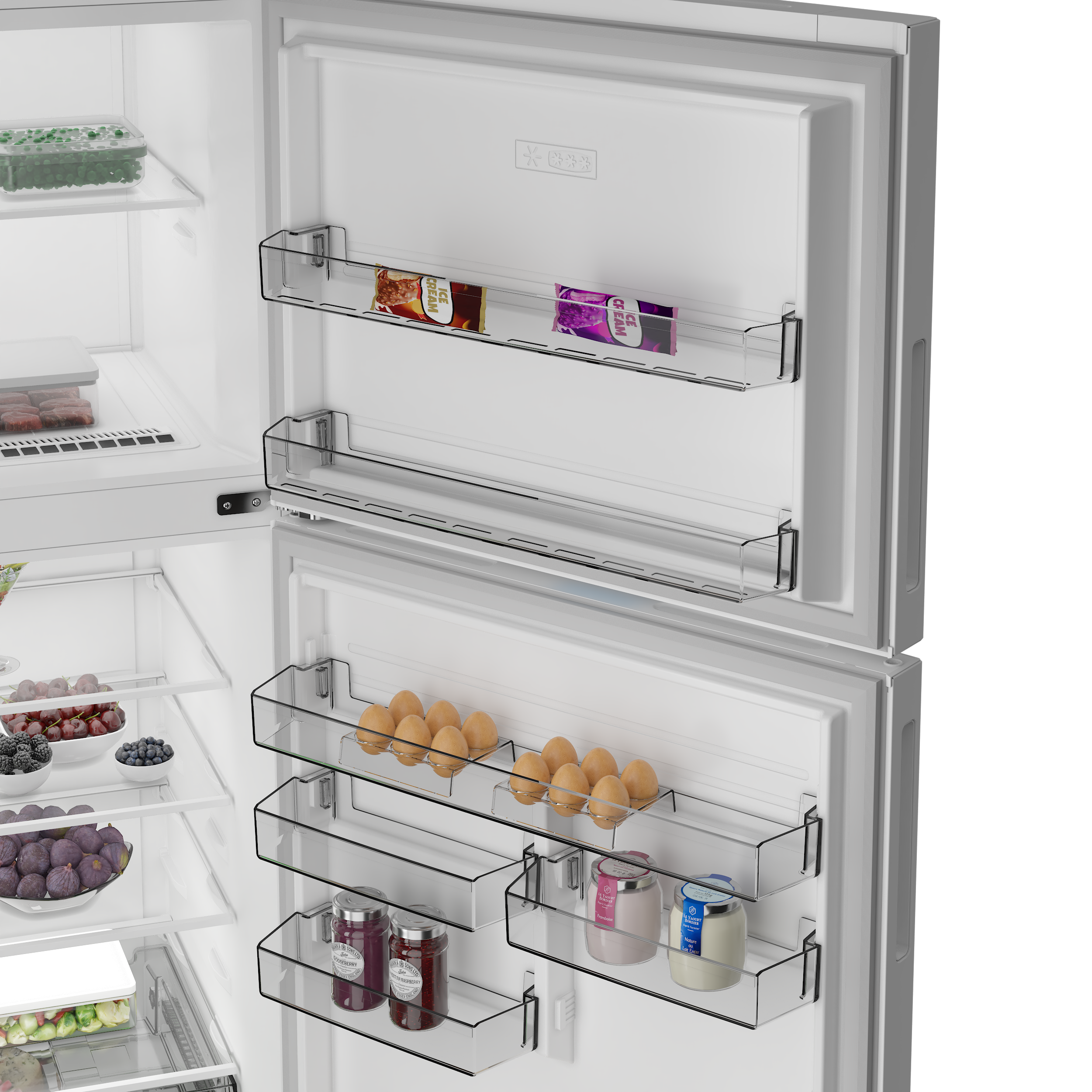 GPRND 558 Grundig VitamineZone Net 557Lt. AeroFresh Beyaz Buzdolabı