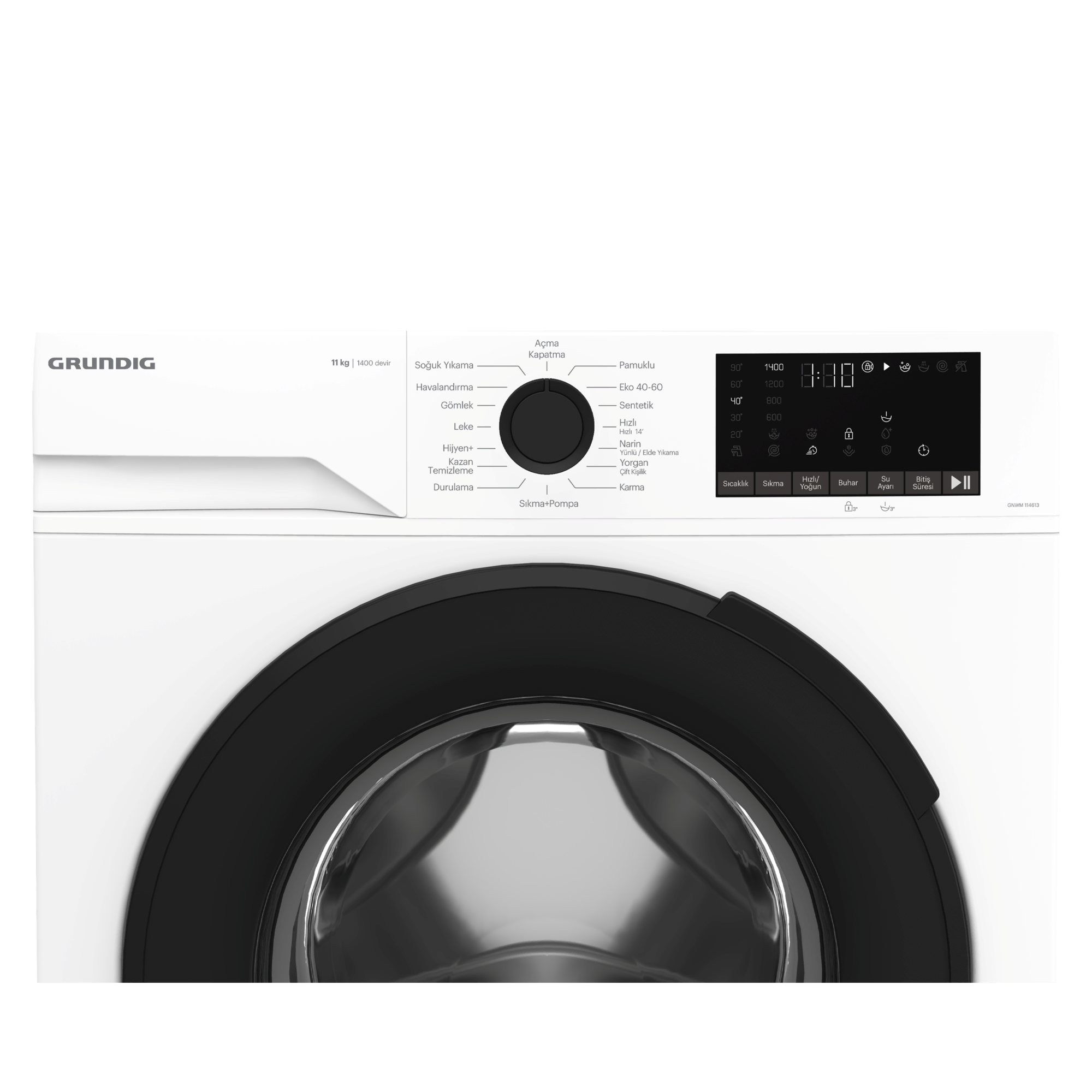 GPWM 114613 Grundig 11 Kg Inverter Motor Çamaşır Makinesi