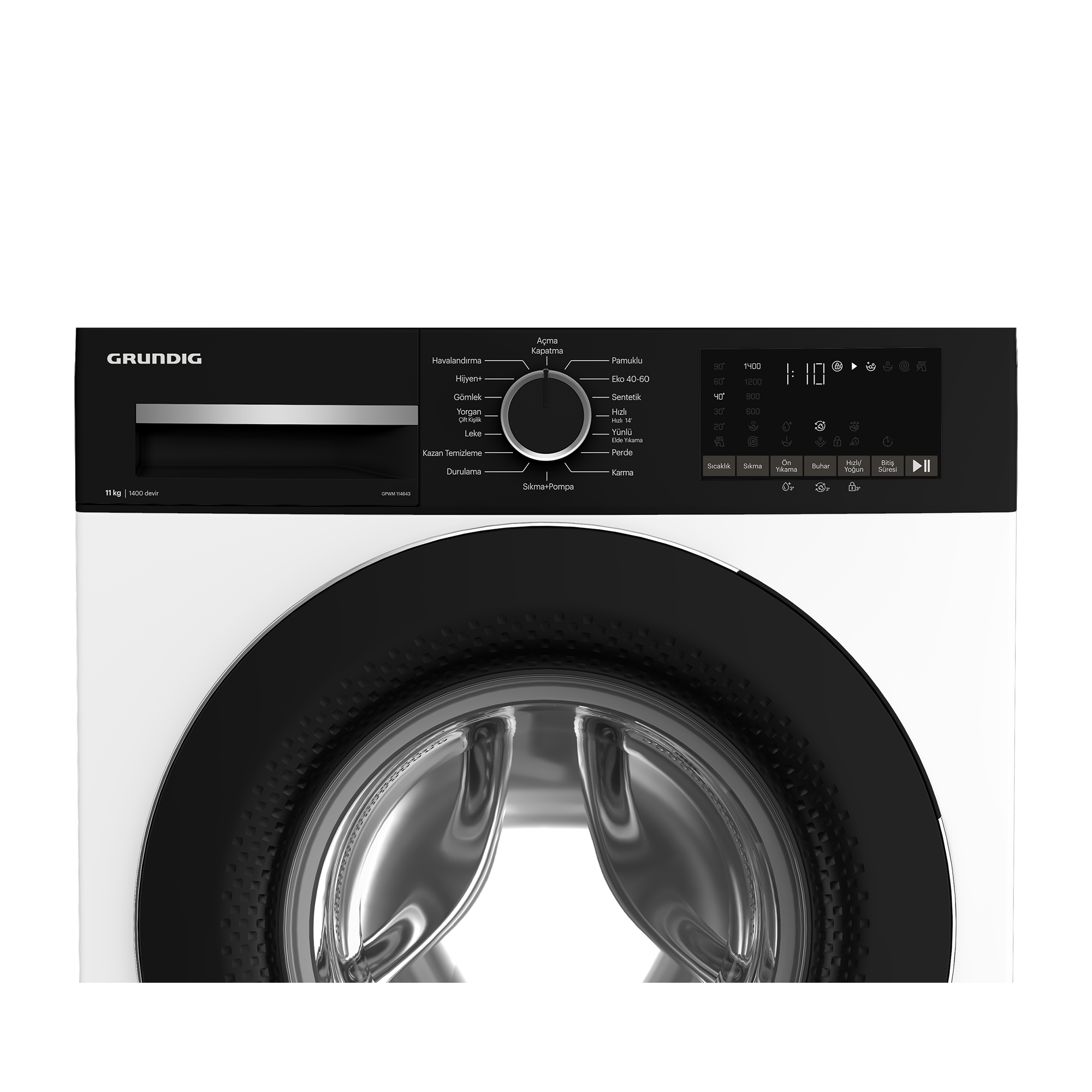 GPWM 114643 Grundig 11 Kg Inverter Motor Çamaşır Makinesi