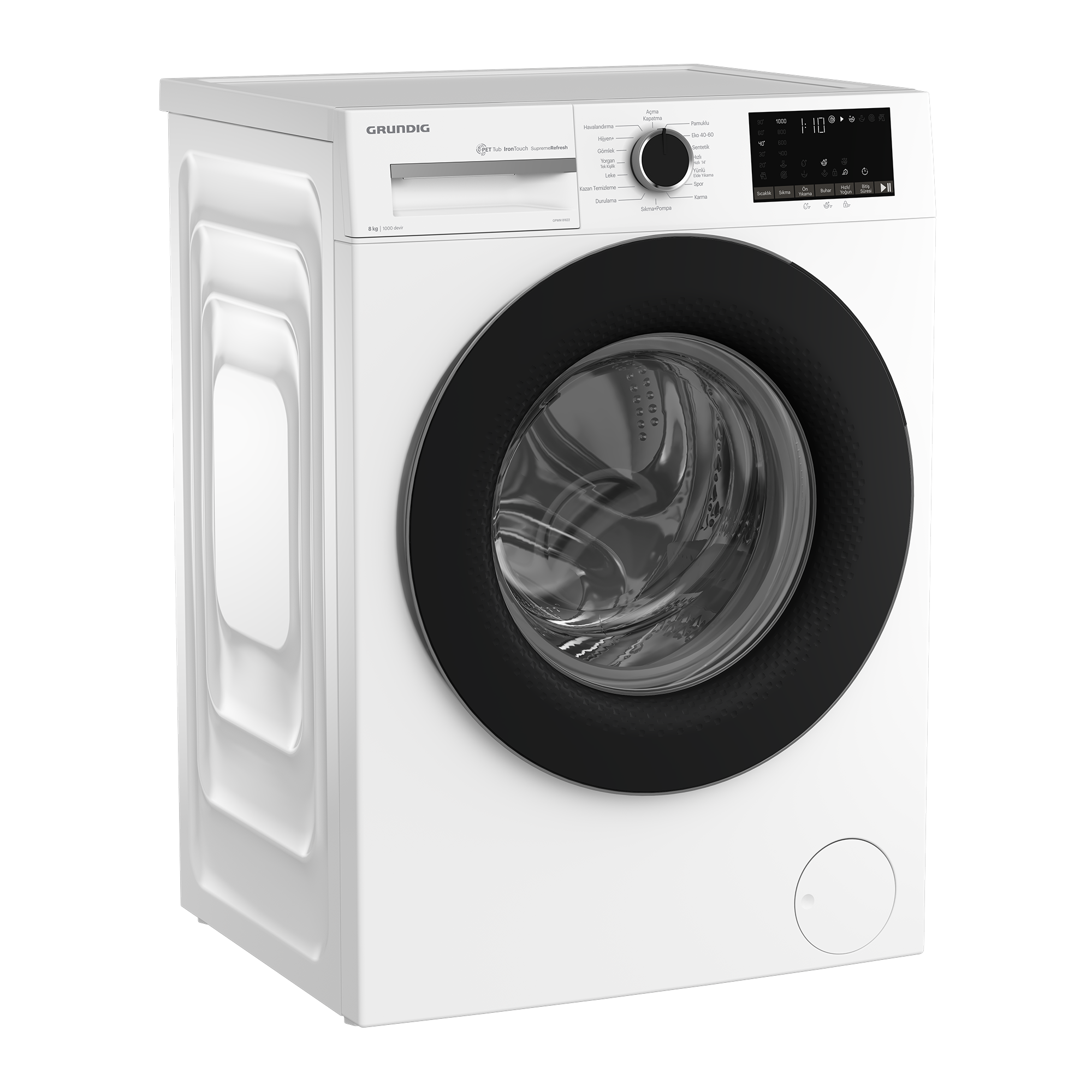 GPWM 81622 Grundig 8 Kg Inverter Motor Çamaşır Makinesi