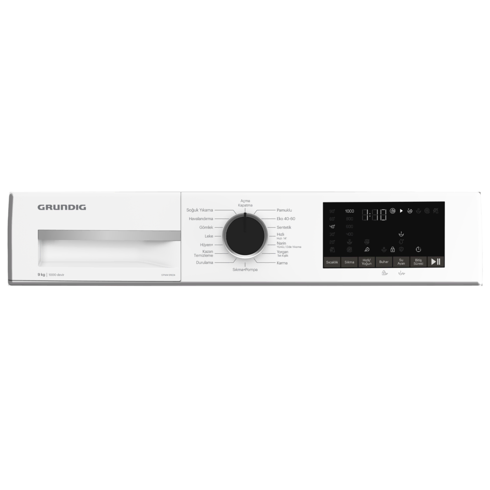 GPWM 91624 Grundig 9 Kg Inverter Motor Çamaşır Makinesi