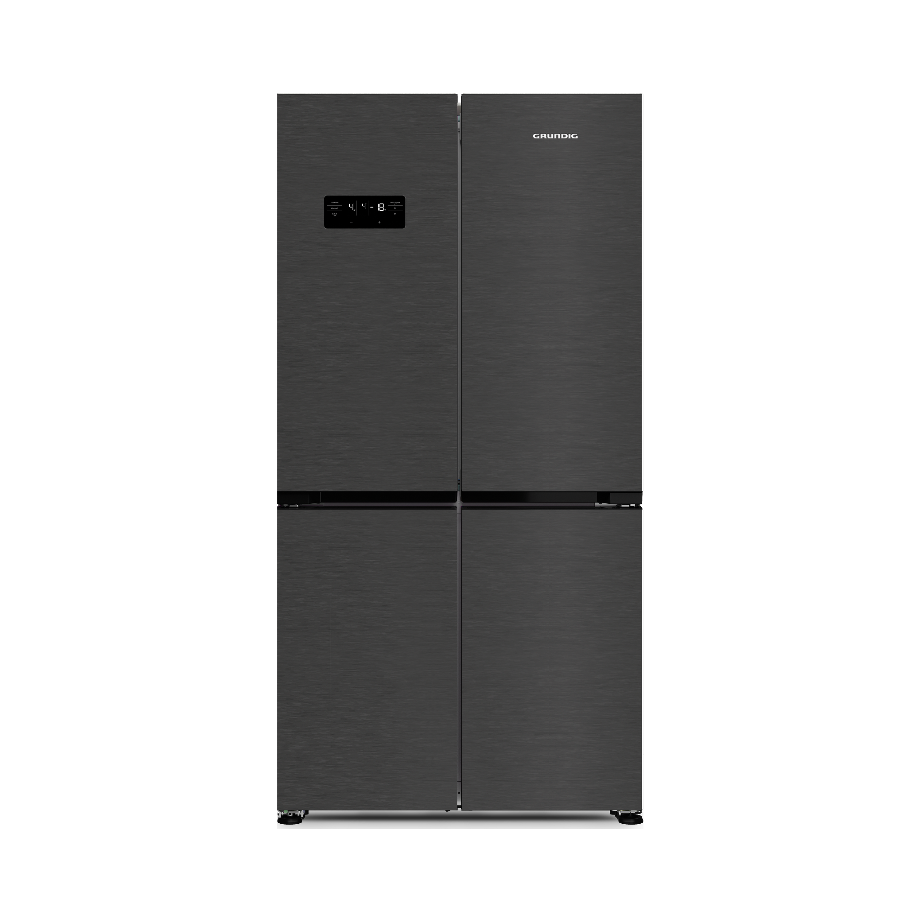 GQND 572 DI Grundig Gardırop Tipi Net 572Lt. Dark Inox Buzdolabı