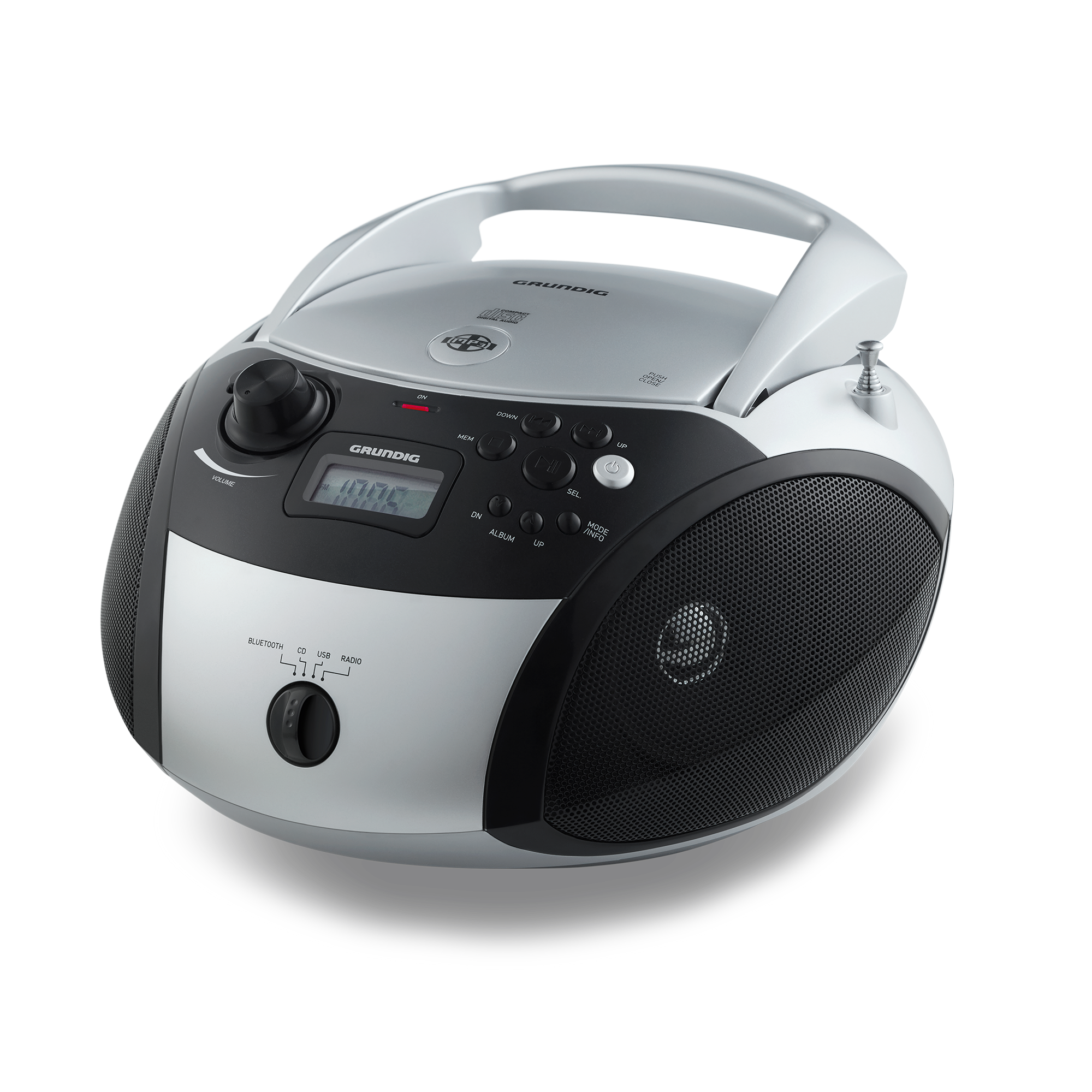 GRB 3000 BT Grundig Bluetooth CD Çalar Radyo Silver/Siyah