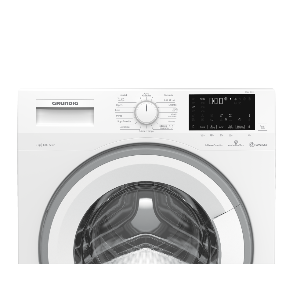 GWM 81013 Grundig 8 Kg Inverter Motor HomeWhiz Çamaşır Makinesi