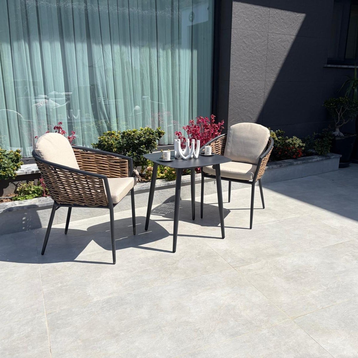 Havanna Bistro Set 1+1+S (Alüminyum + Örgü)