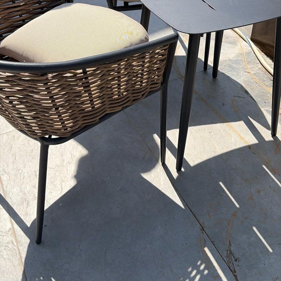 Havanna Bistro Set 1+1+S (Alüminyum + Örgü)