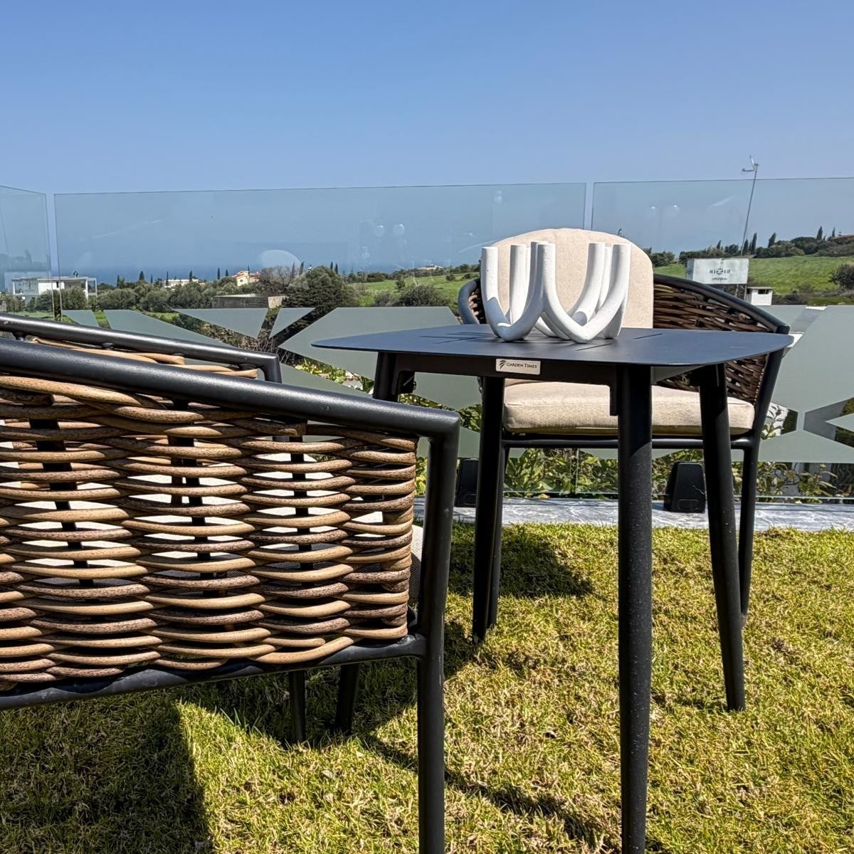 Havanna Bistro Set 1+1+S (Alüminyum + Örgü)