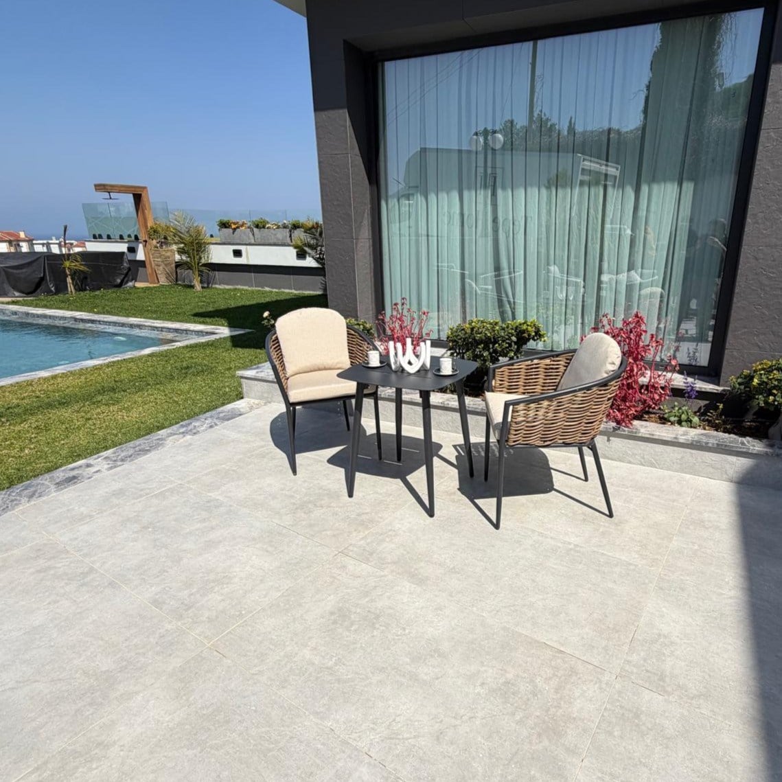Havanna Bistro Set 1+1+S (Alüminyum + Örgü)