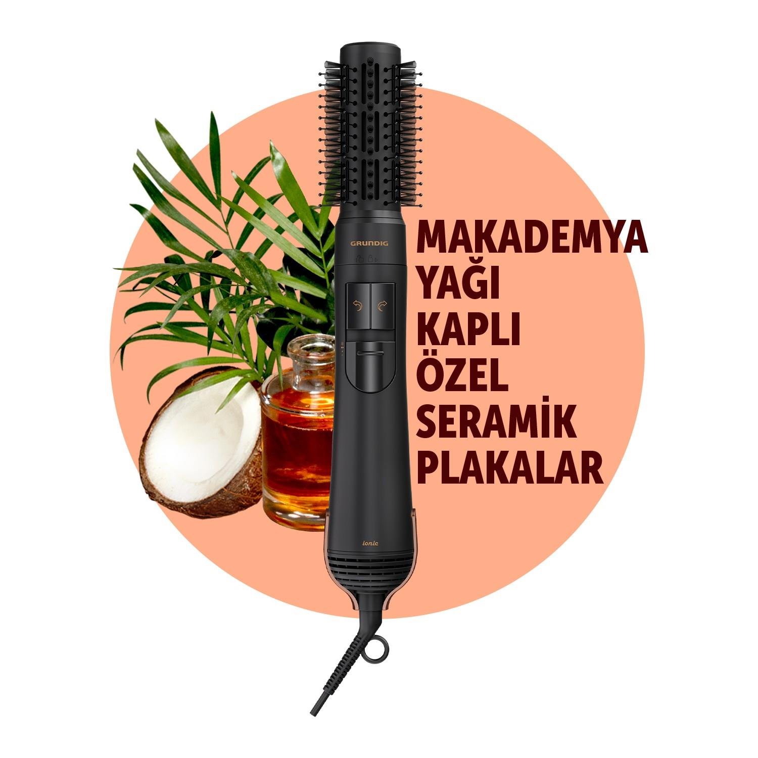 HS 7080 Grundig NaturaShine Saç Şekillendirici