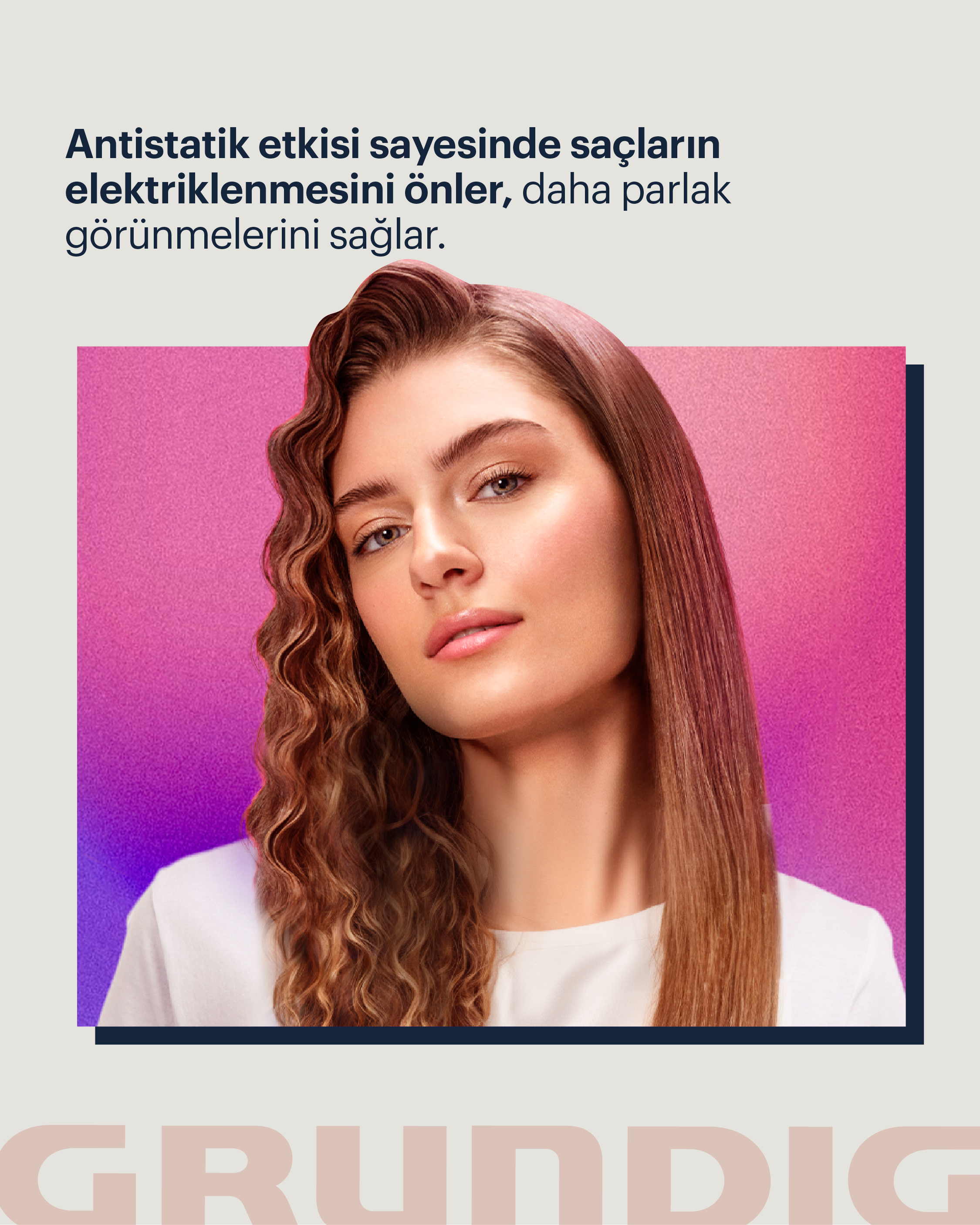 HS 8331 Grundig BotanikaTwist™ Düz/Wag Dalgalı Saç Şekillendirici