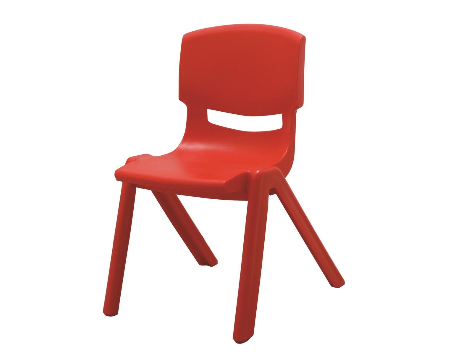 Junior/Mambo Plastik Çocuk Sandalyesi, Kırmızı