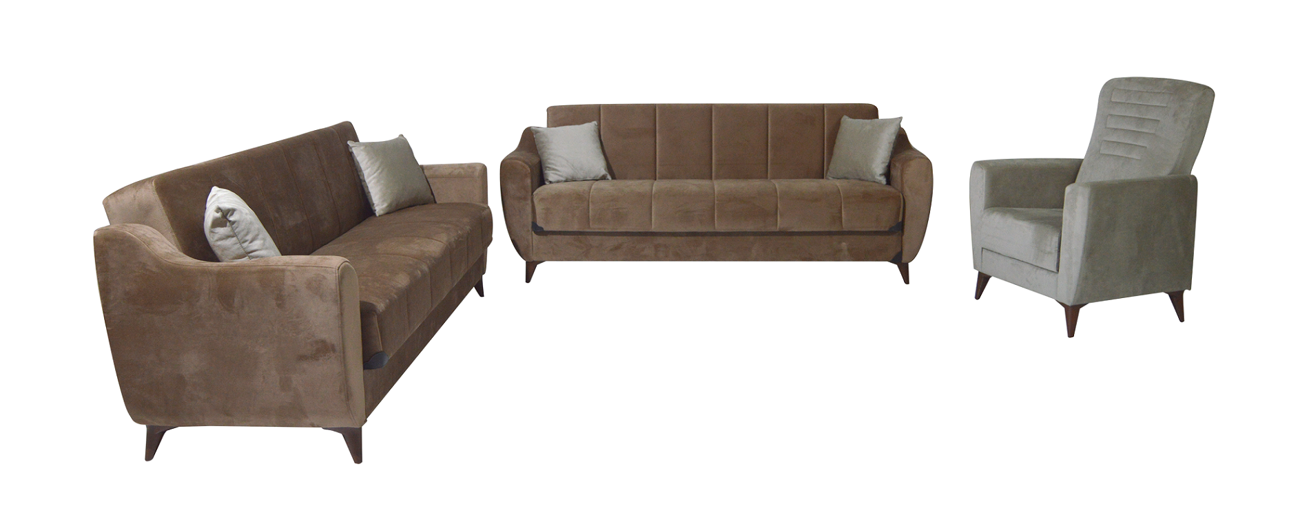 King Koltuk Takımı 3+3+1 K:Milano14214 B:Milano13205